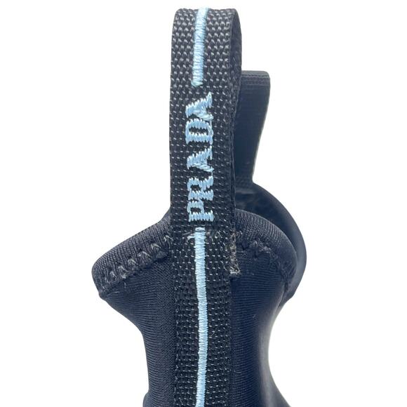 Prada Boots Triangle LOGO Shoes Nylon Pointed Toe 65mm Ankle Stiletto Heels EU37 - Picture 7 of 12